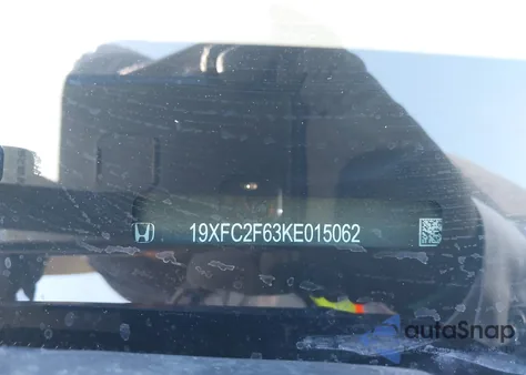2019 Honda Civic Lx from USA, damaged, VIN 19XFC2F63KE015062